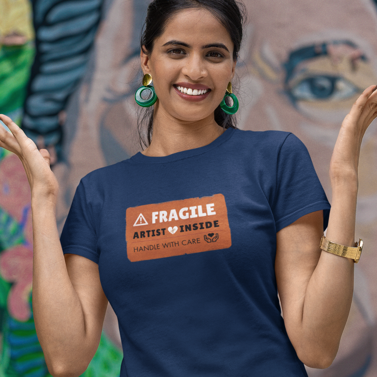 Fragile! Artist heart inside | Unisex T-Shirt