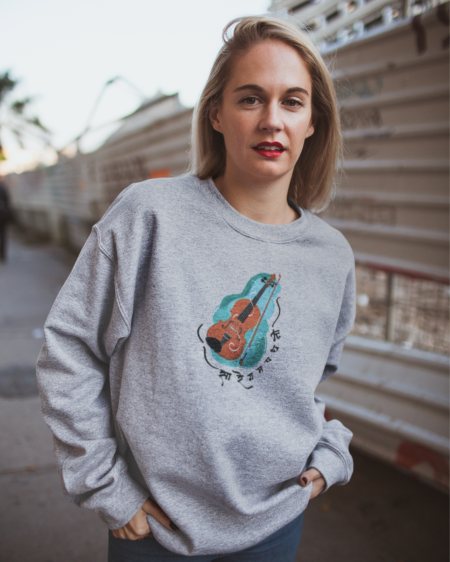 Violin, the musical storyteller | Unisex Sweatshirt