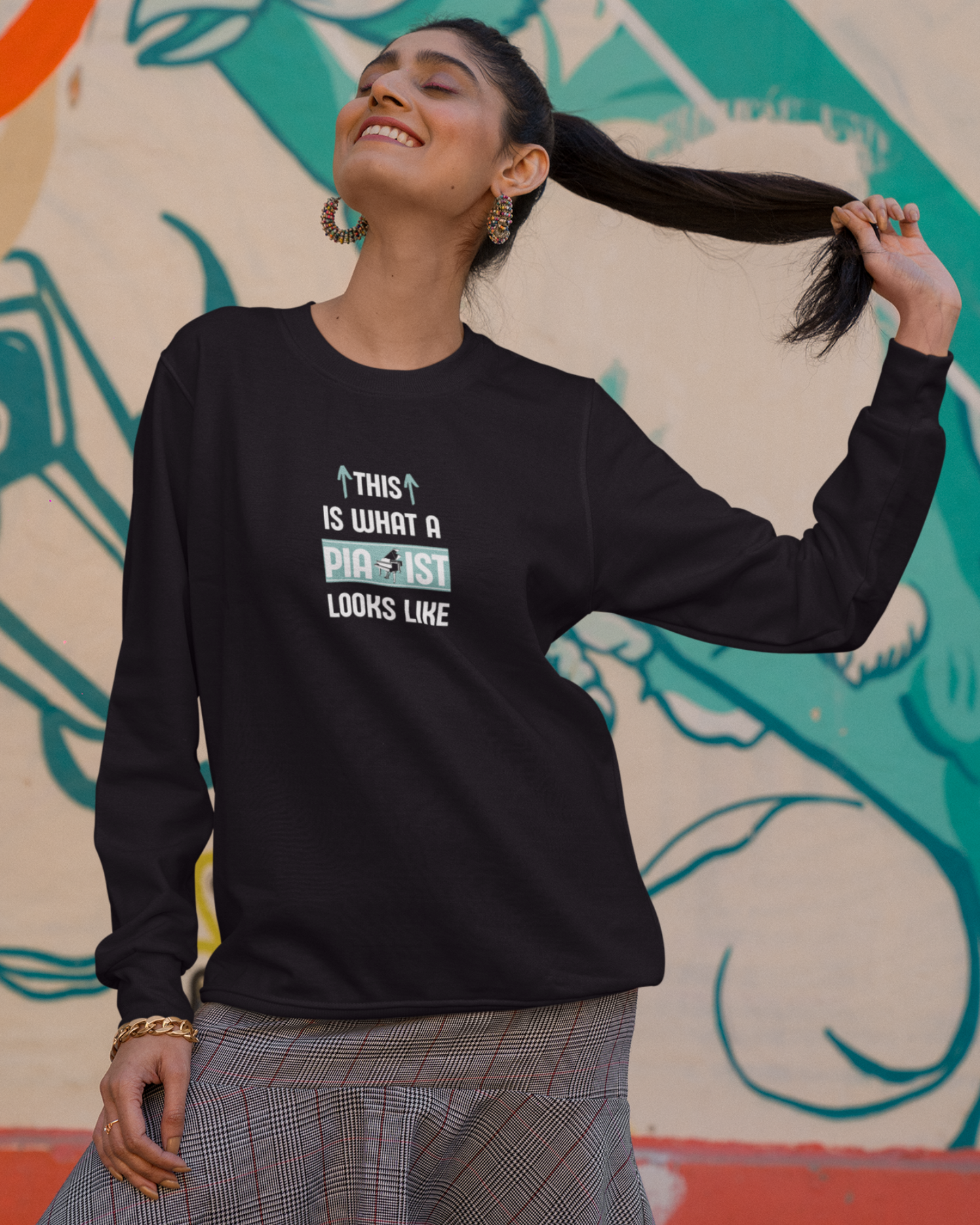 This is what a Pianist looks like | Unisex Sweatshirt