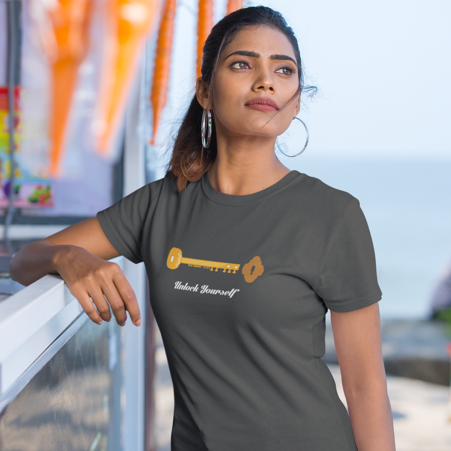Unlock Yourself - Sitar | Unisex T-shirt