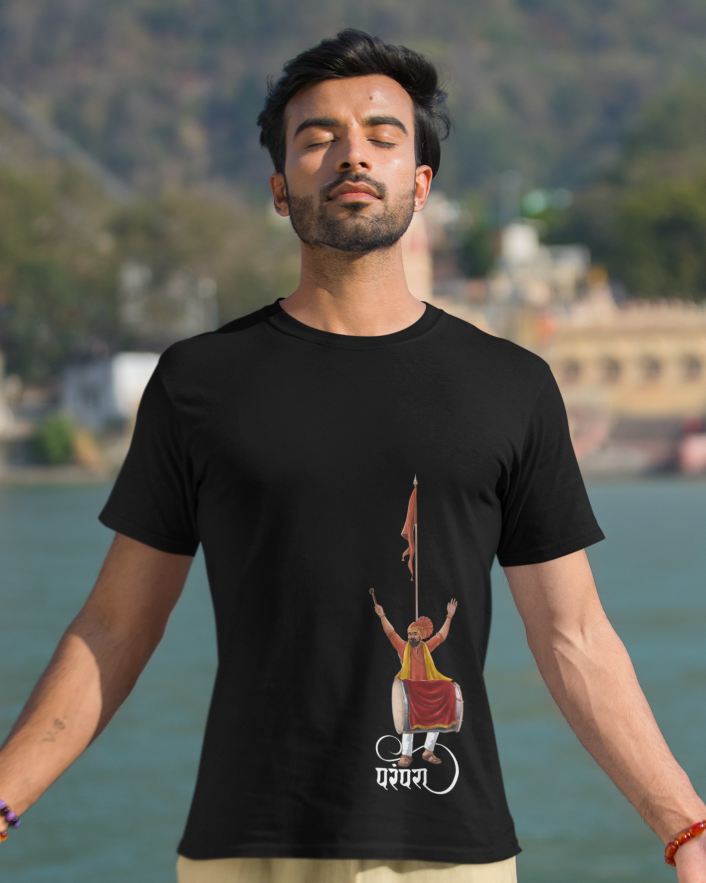 Parampara of Dhol, Tasha & Dhwaj | Unisex T-shirt