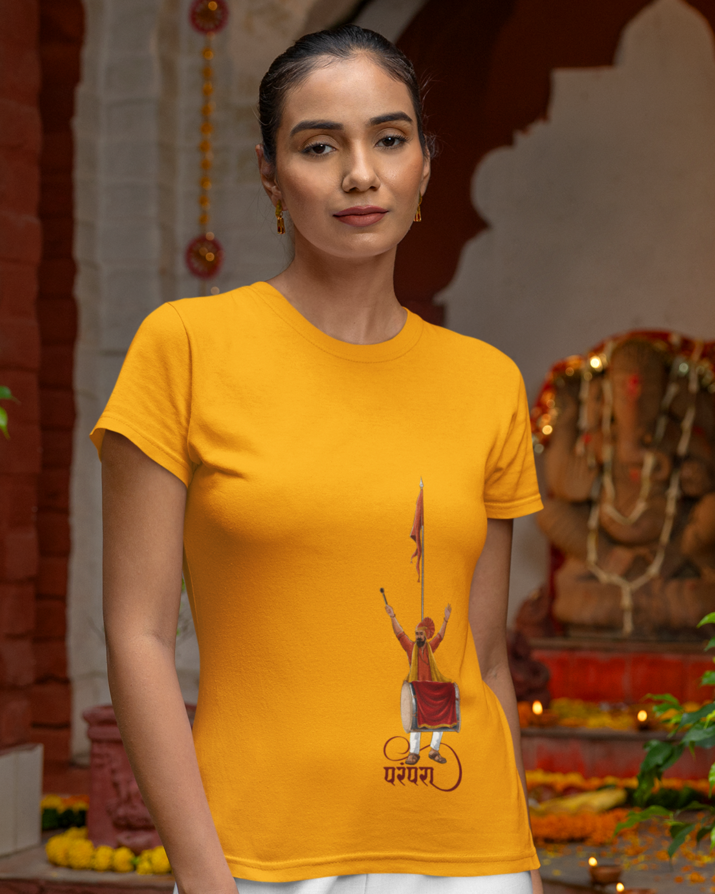 Parampara of Dhol, Tasha & Dhwaj | Unisex T-shirt
