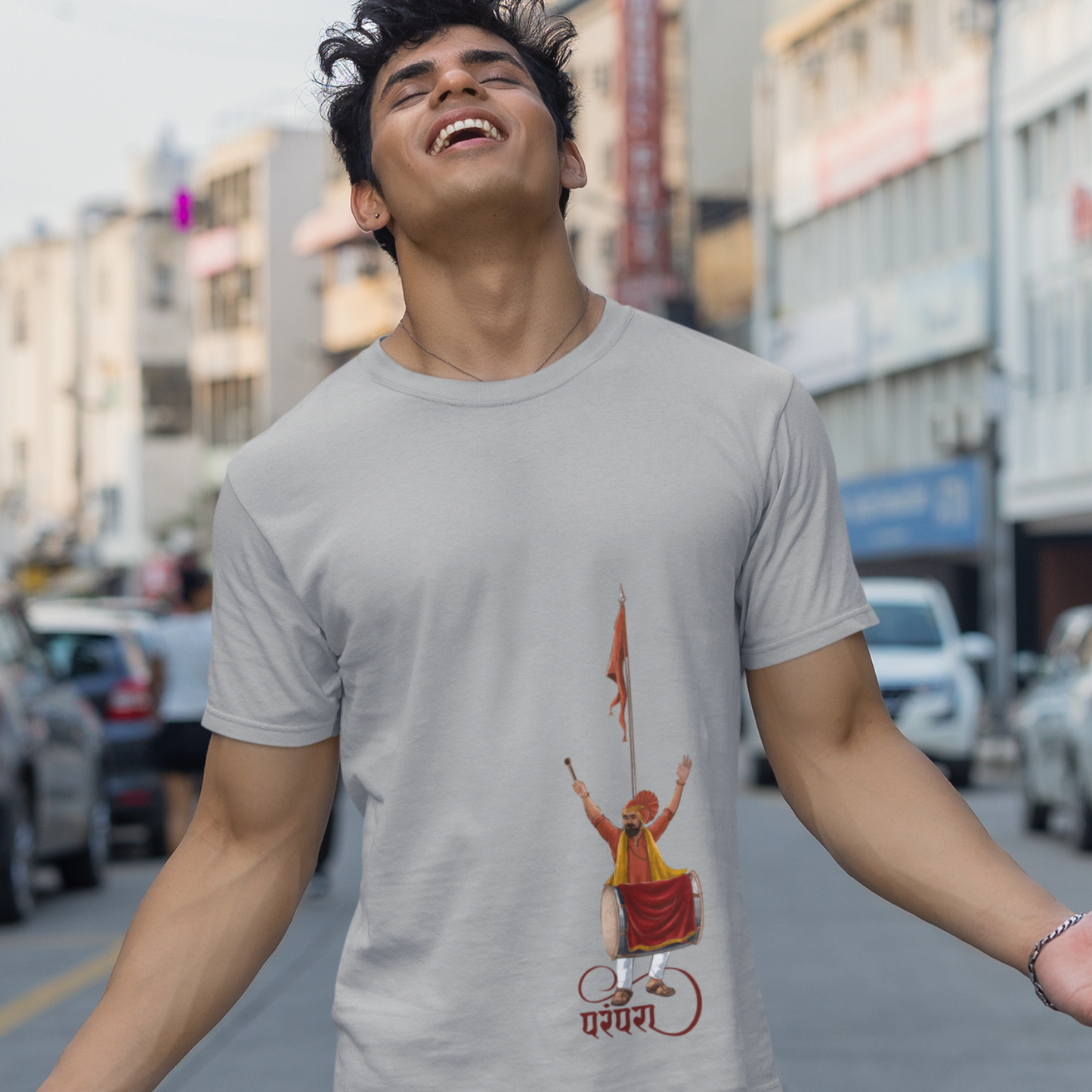 Parampara of Dhol, Tasha & Dhwaj | Unisex T-shirt