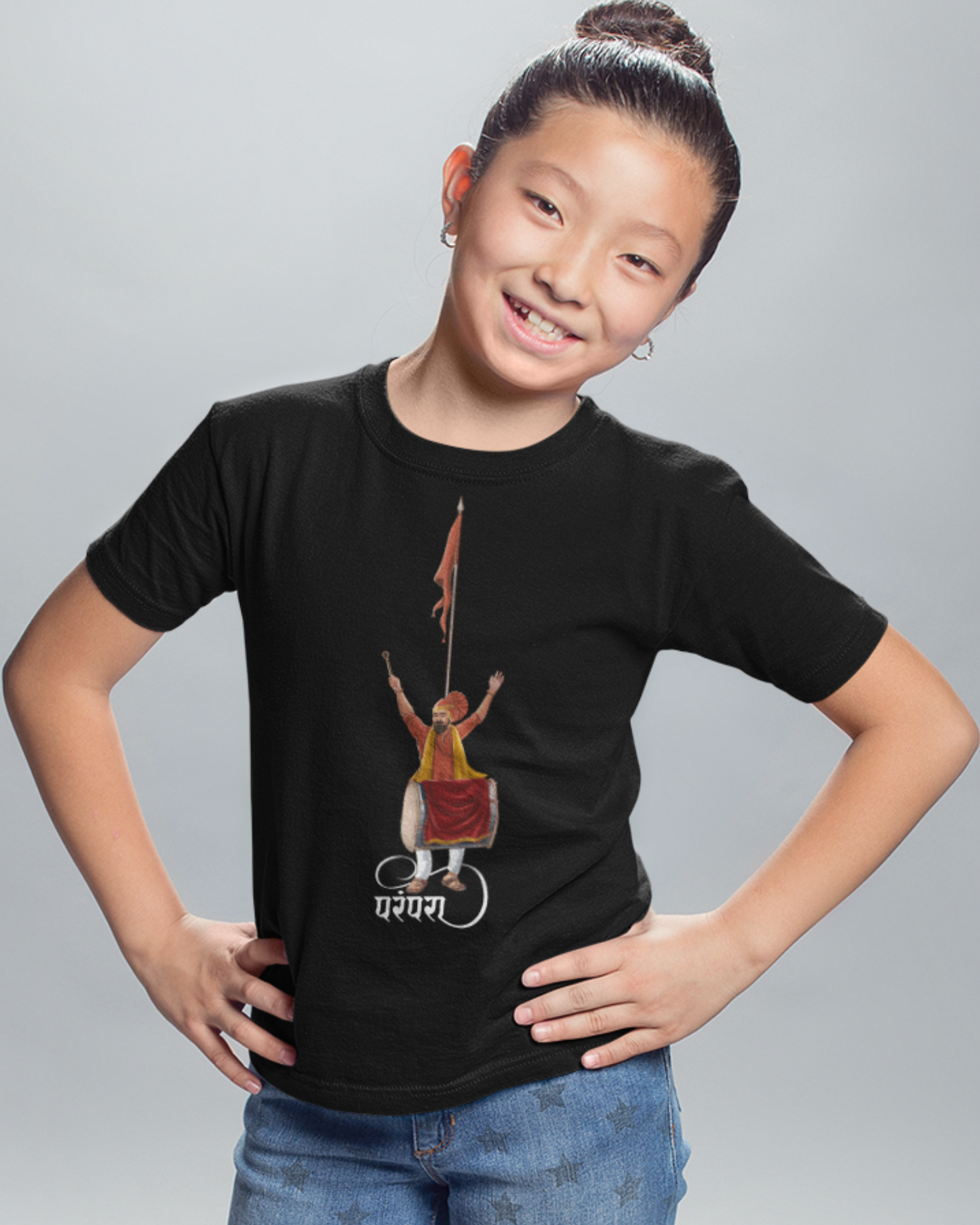 Parampara of Dhol, Tasha & Dhwaj | Kids T-shirt