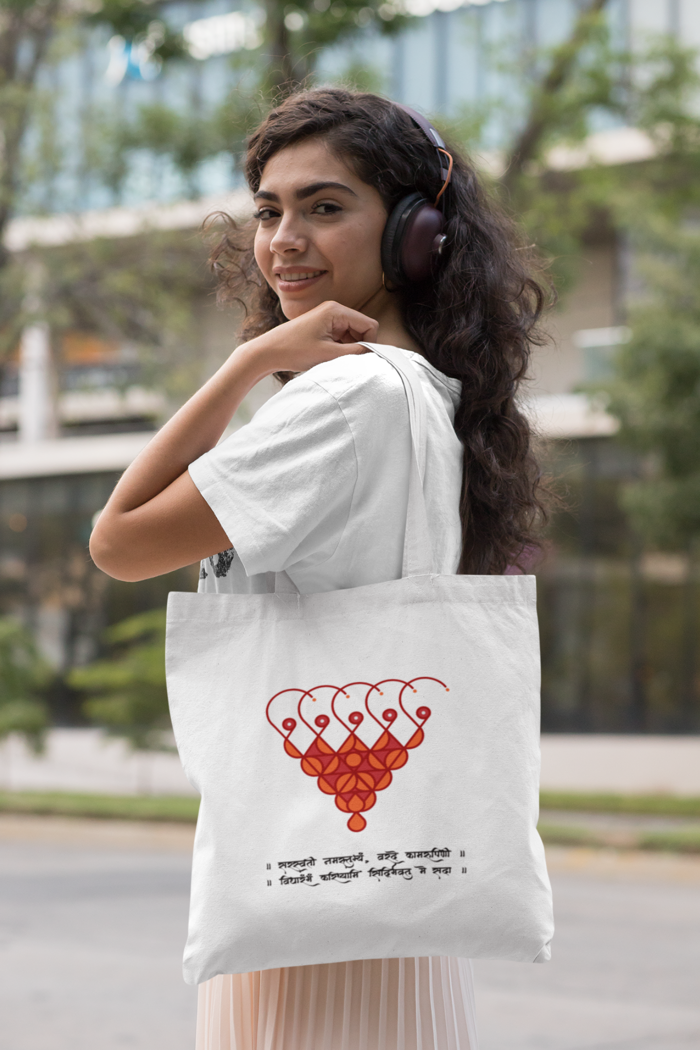 Saraswati Namastubhyam | Cotton Tote Bag