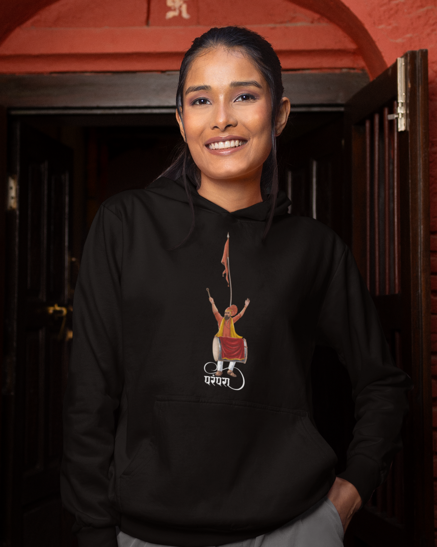 Parampara of Dhol, Tasha & Dhwaj | Unisex Hoodie