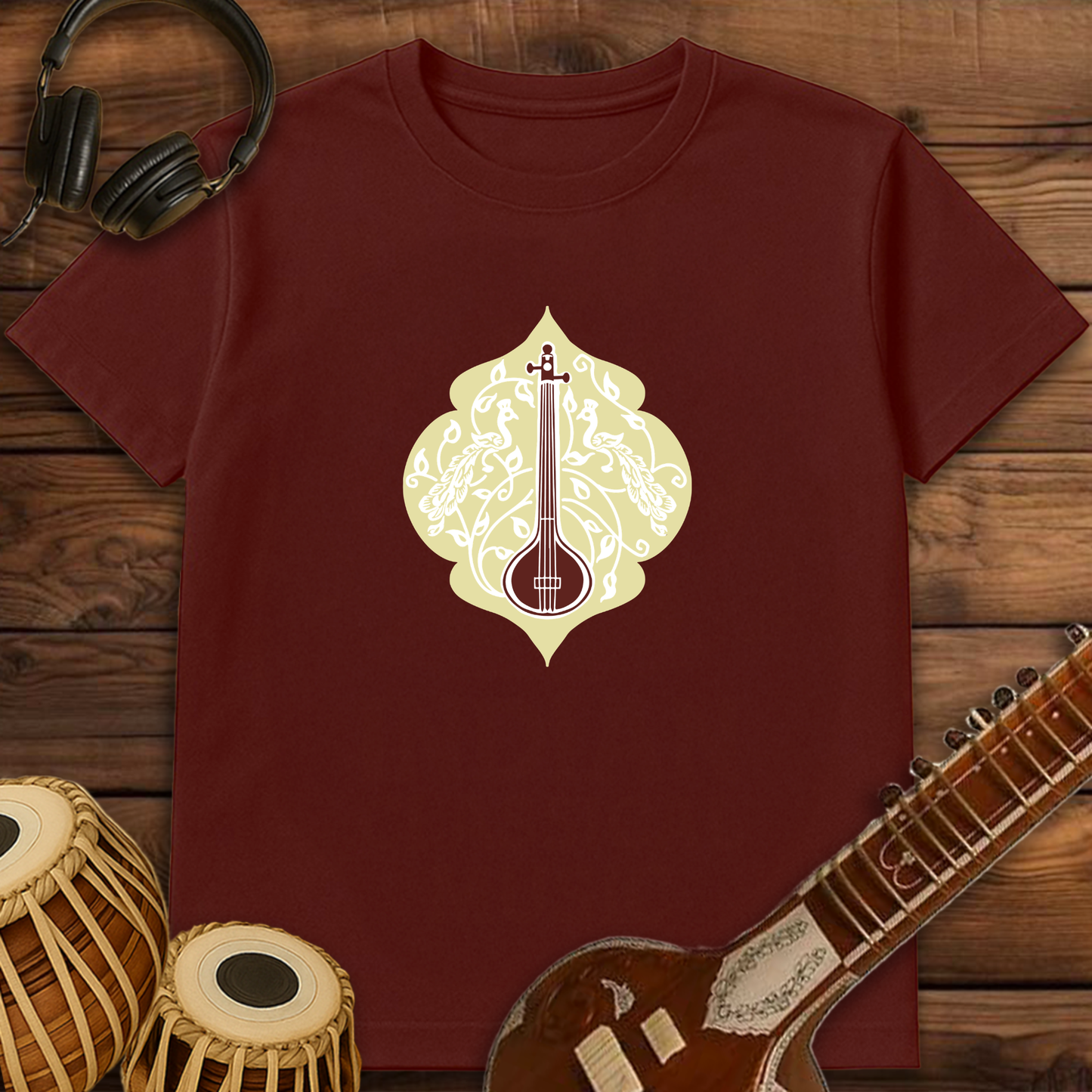 Tanpura Motif | Unisex T-shirt