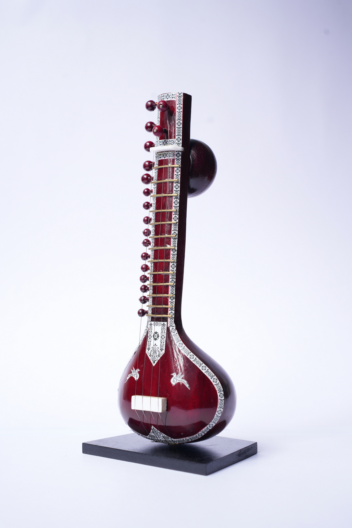 Premium Wooden Miniature - Sitar