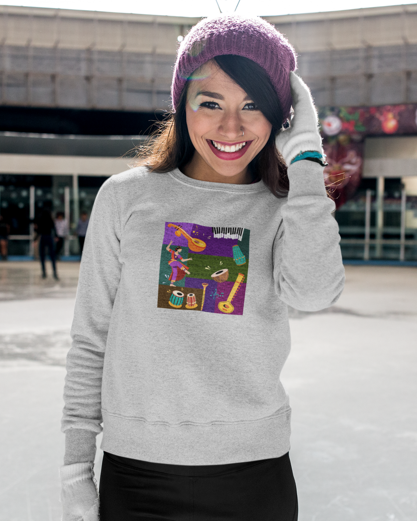 Indian Music Collage | Unisex Sweatshirt