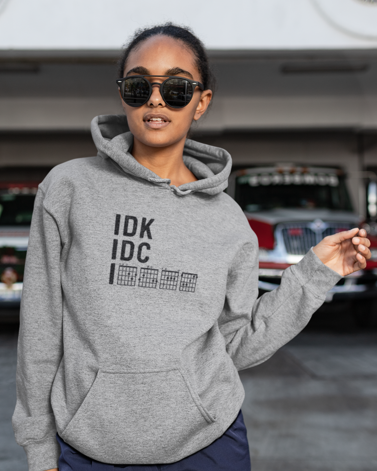 IDGAF Guitar | Unisex Hoodie