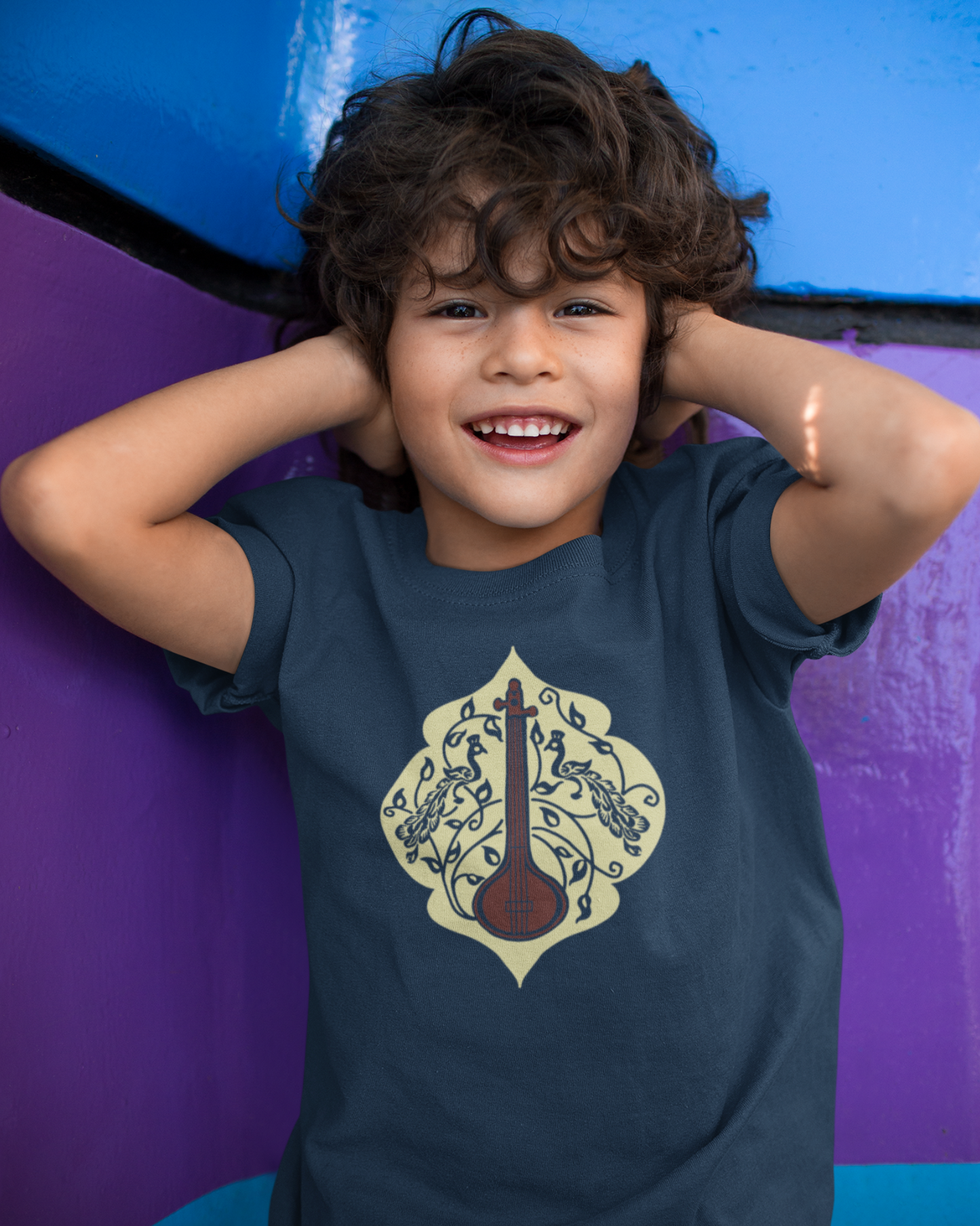 Tanpura Motif | Kids T-shirt