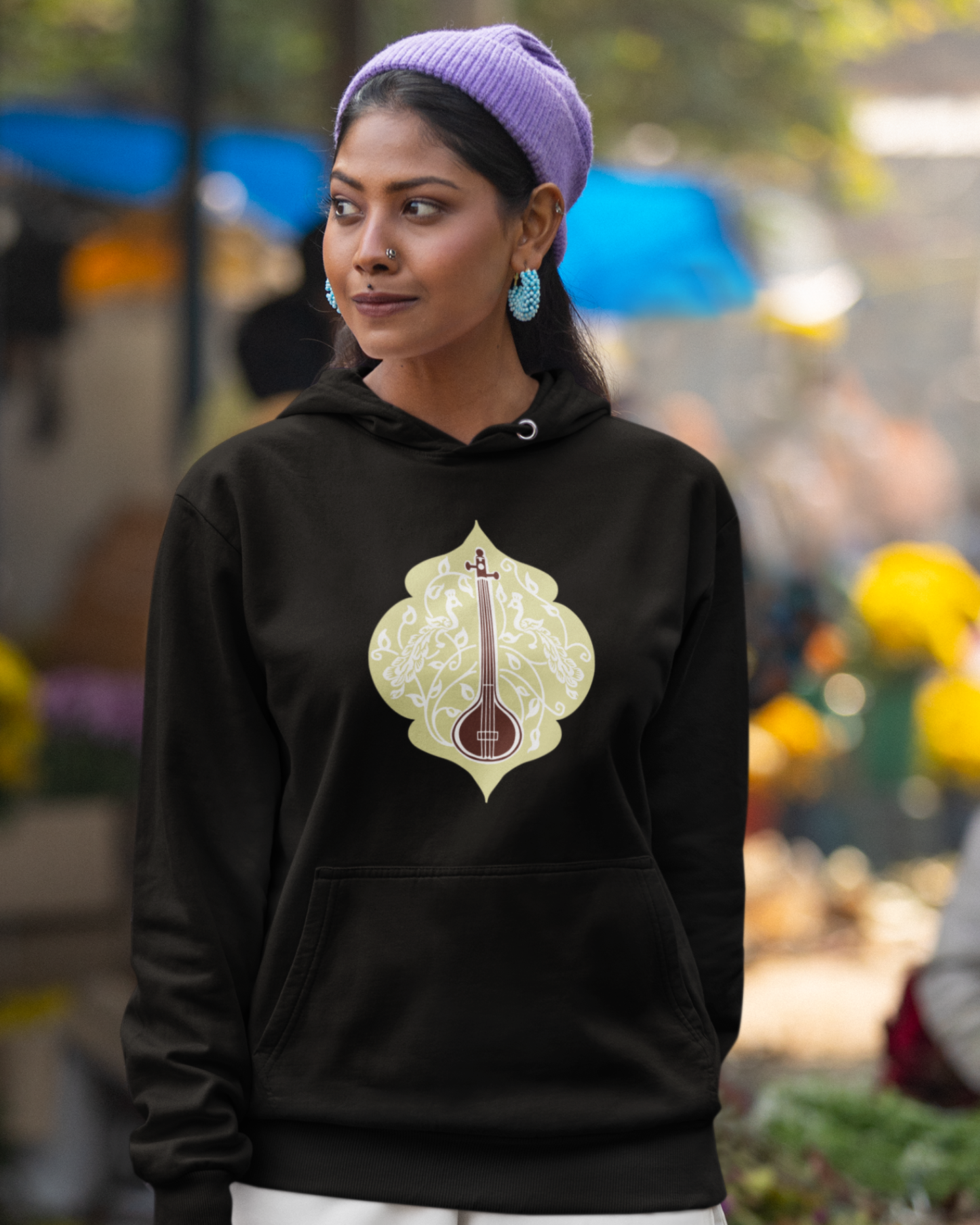Tanpura Motif | Unisex Hoodie