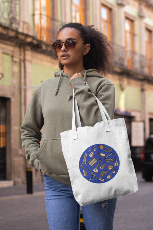 Circle of Music | Cotton Tote Bag