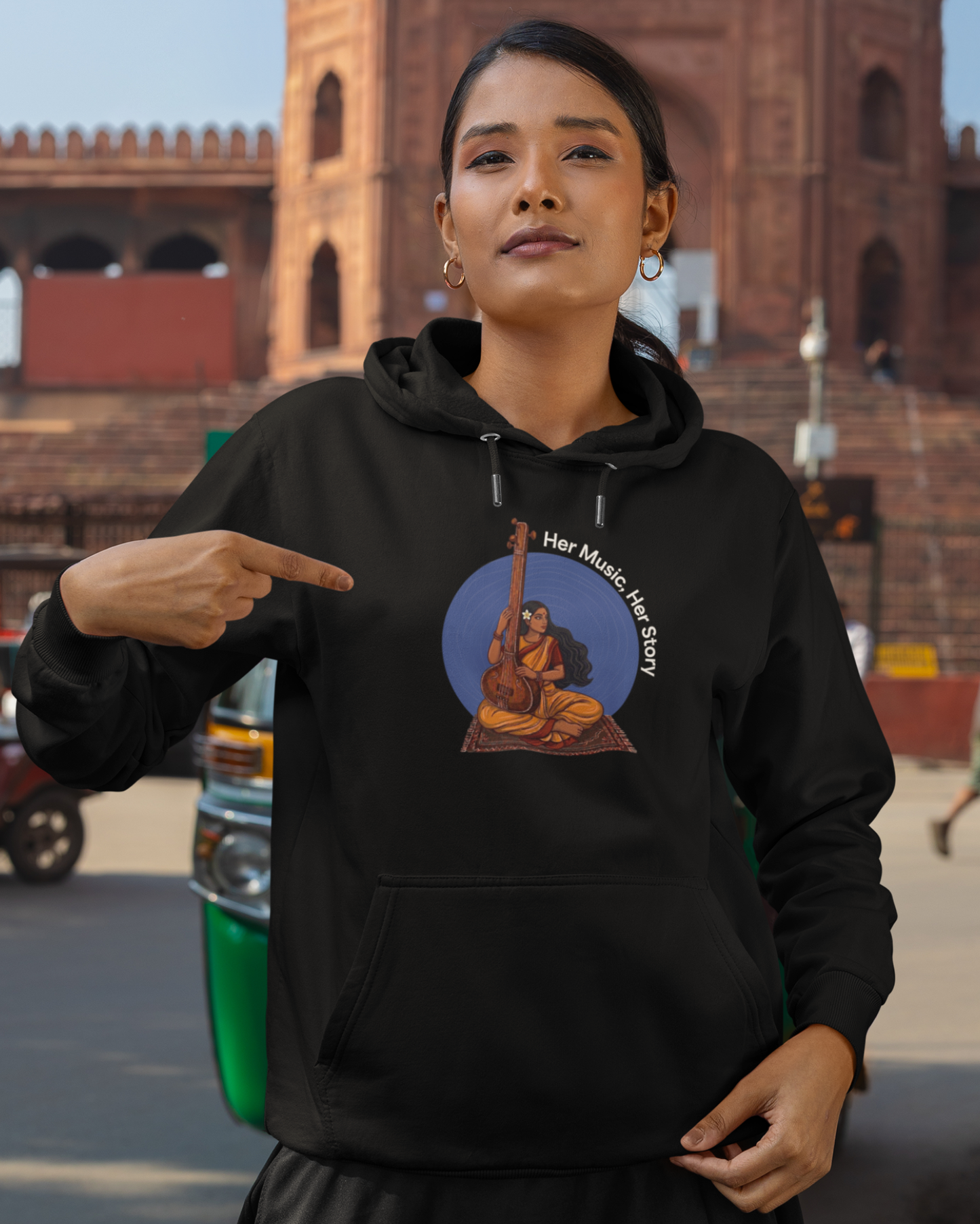 Her Music, Her Story| Unisex Hoodie