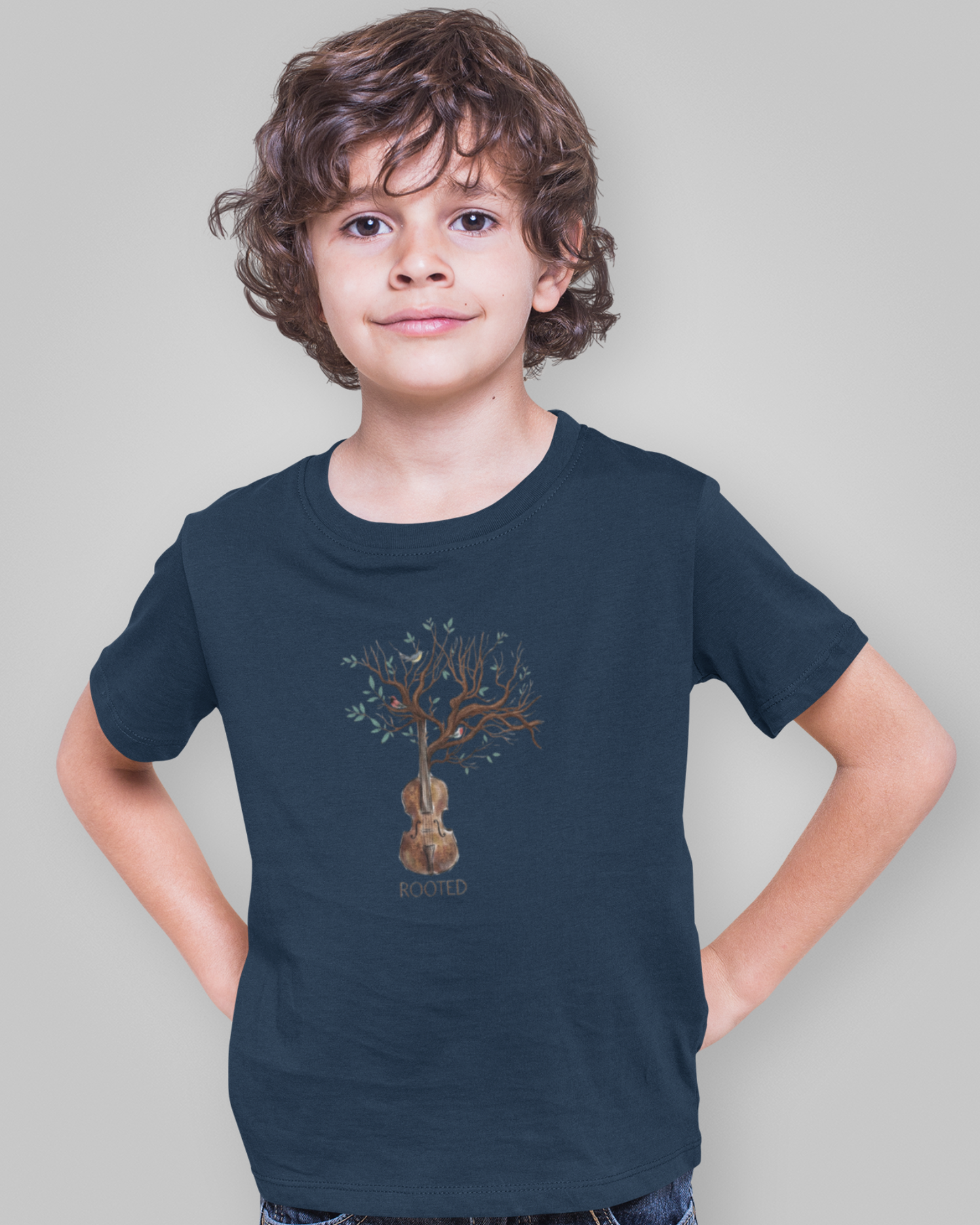 Rooted Violin | Kids T-shirt
