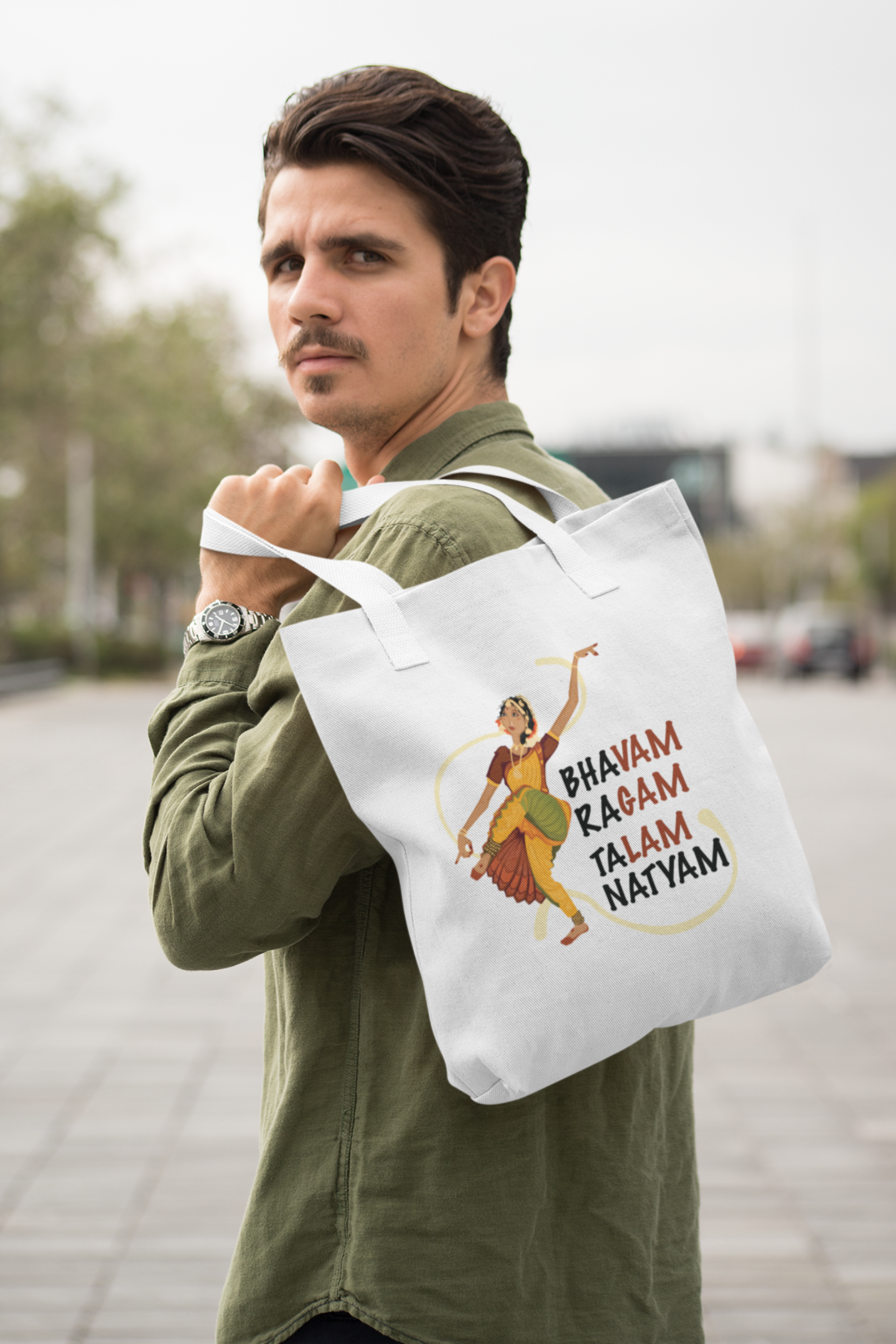 Bharatnatyam | Cotton Tote Bag