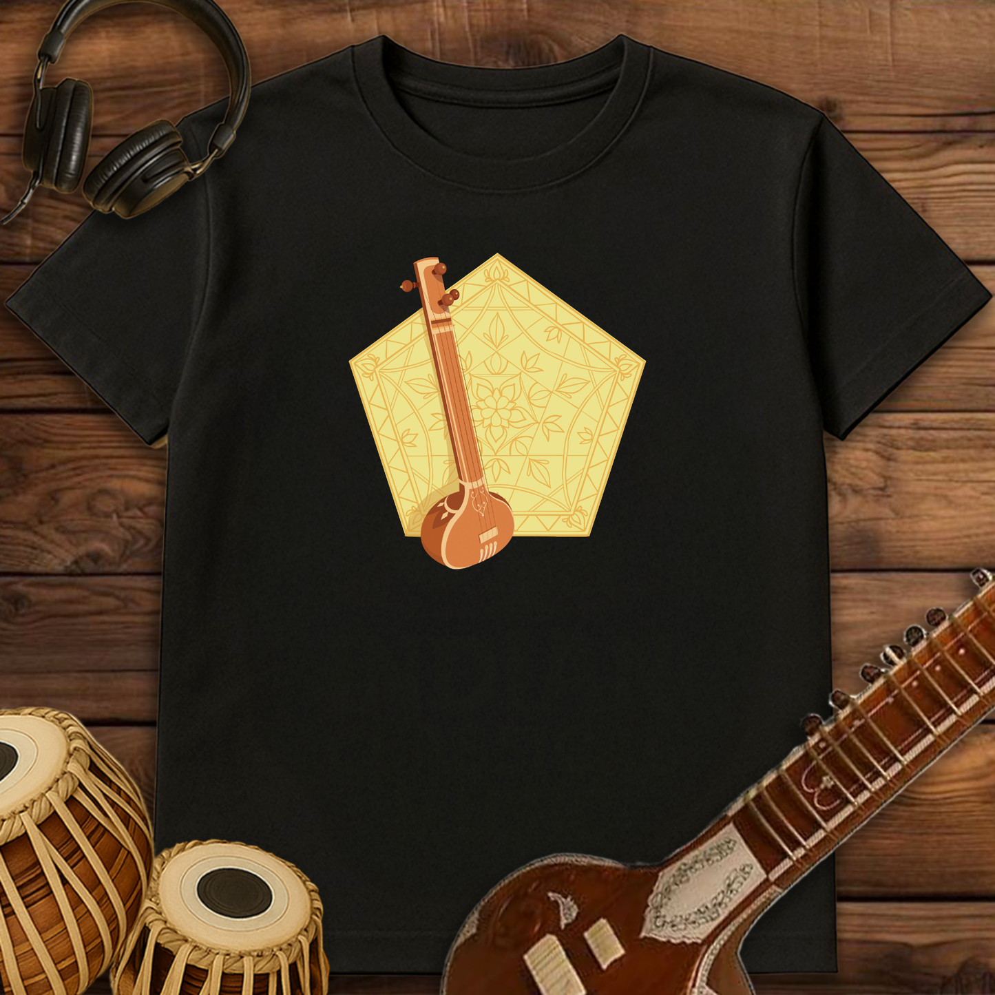 Mehfil - Tanpura | Unisex T-shirt | Stock Clearance
