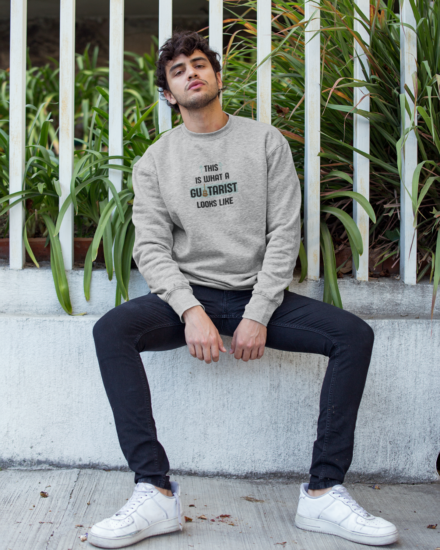 This is what a Guitarist looks like | Unisex Sweatshirt