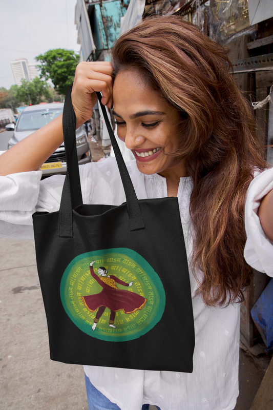 Dhan Taan Dha ~ Kathak | Cotton Tote Bag