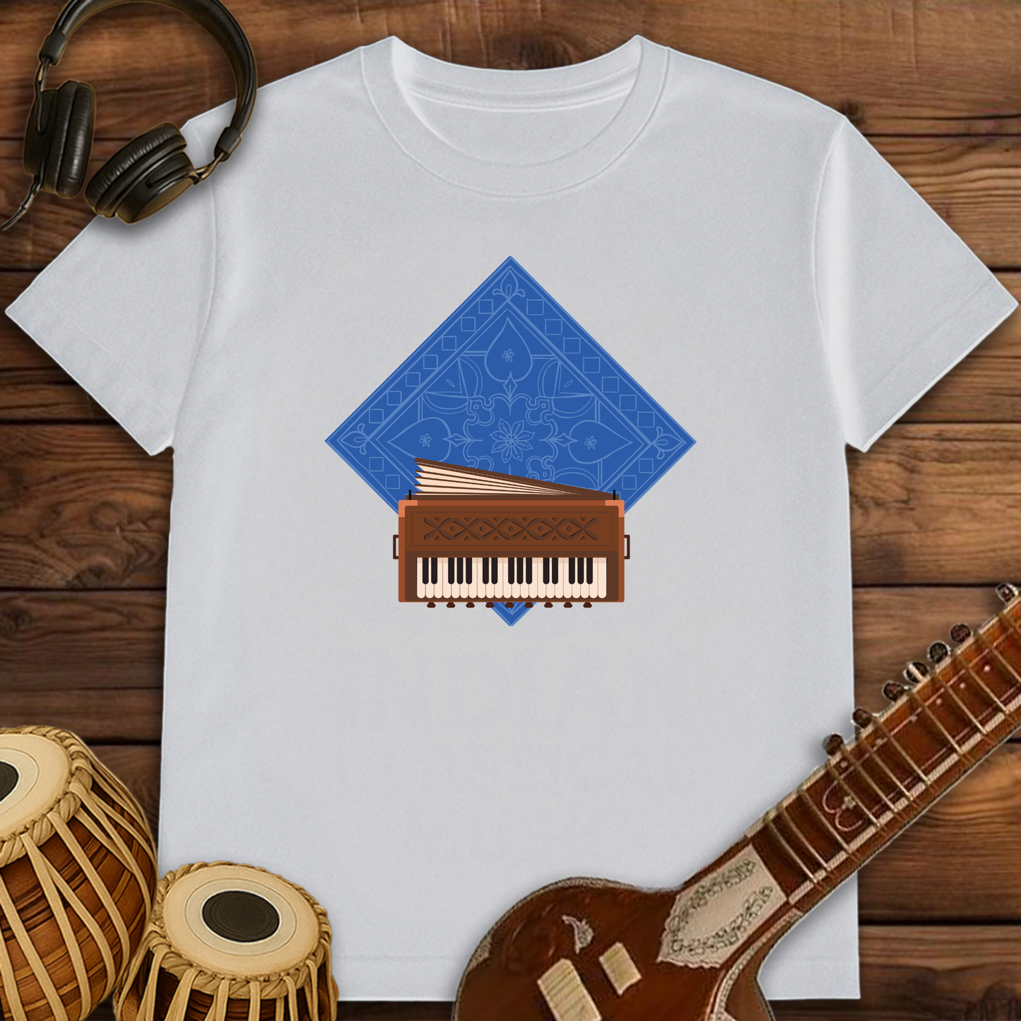 Mehfil - Harmonium | Unisex T-shirt | Stock Clearance