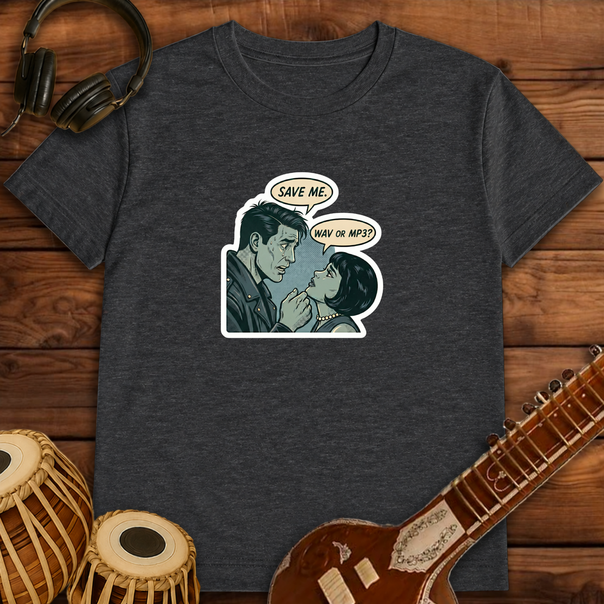 WAV or MP3? | Unisex T-shirt