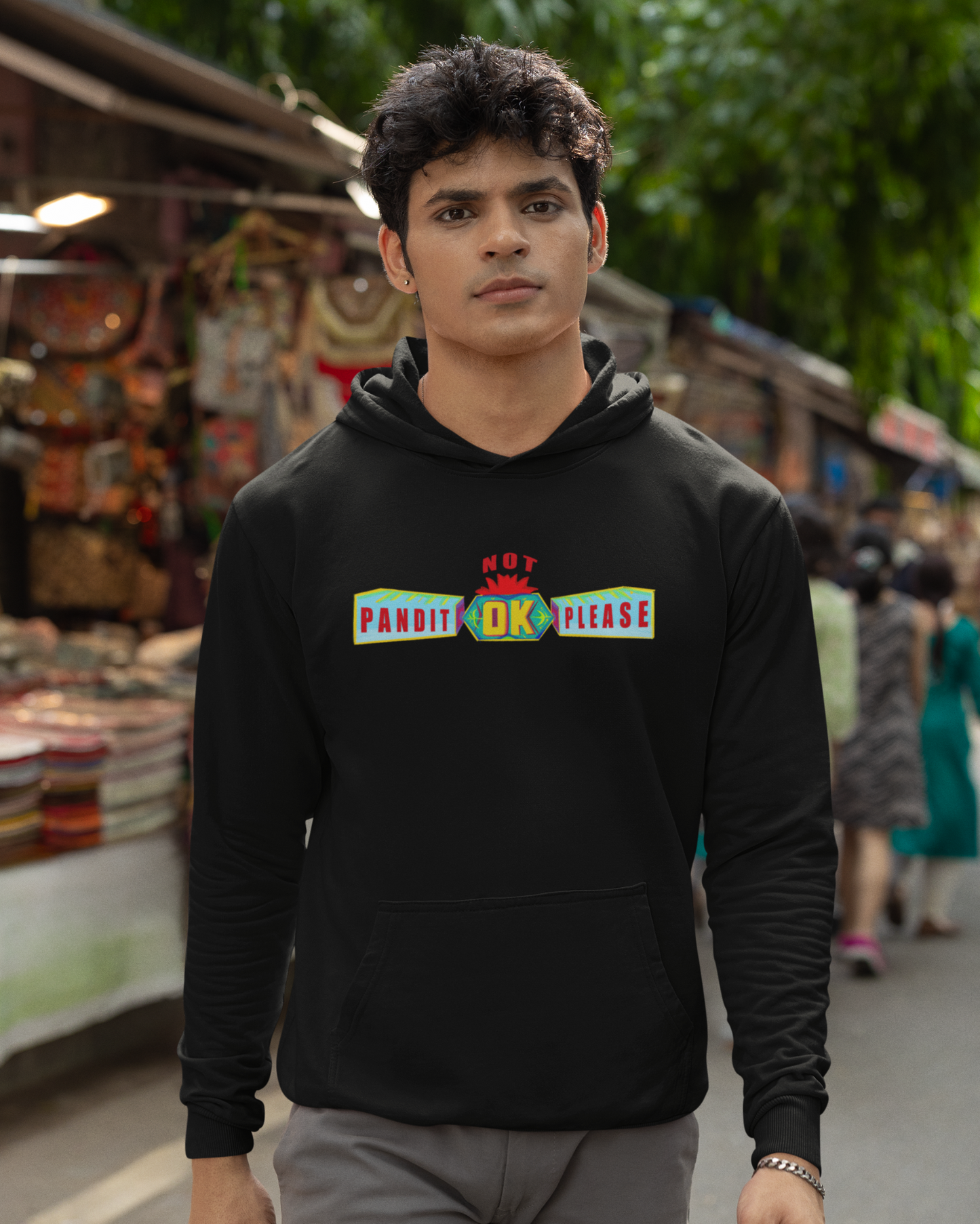 Pandit NOT OK please | Unisex Hoodie