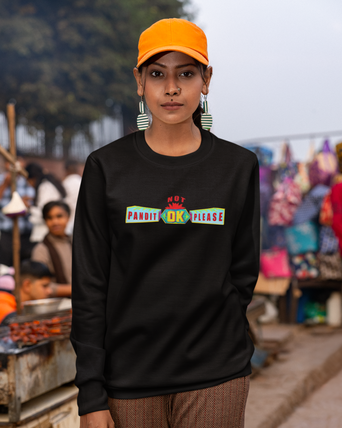 Pandit NOT OK please | Unisex Sweatshirt