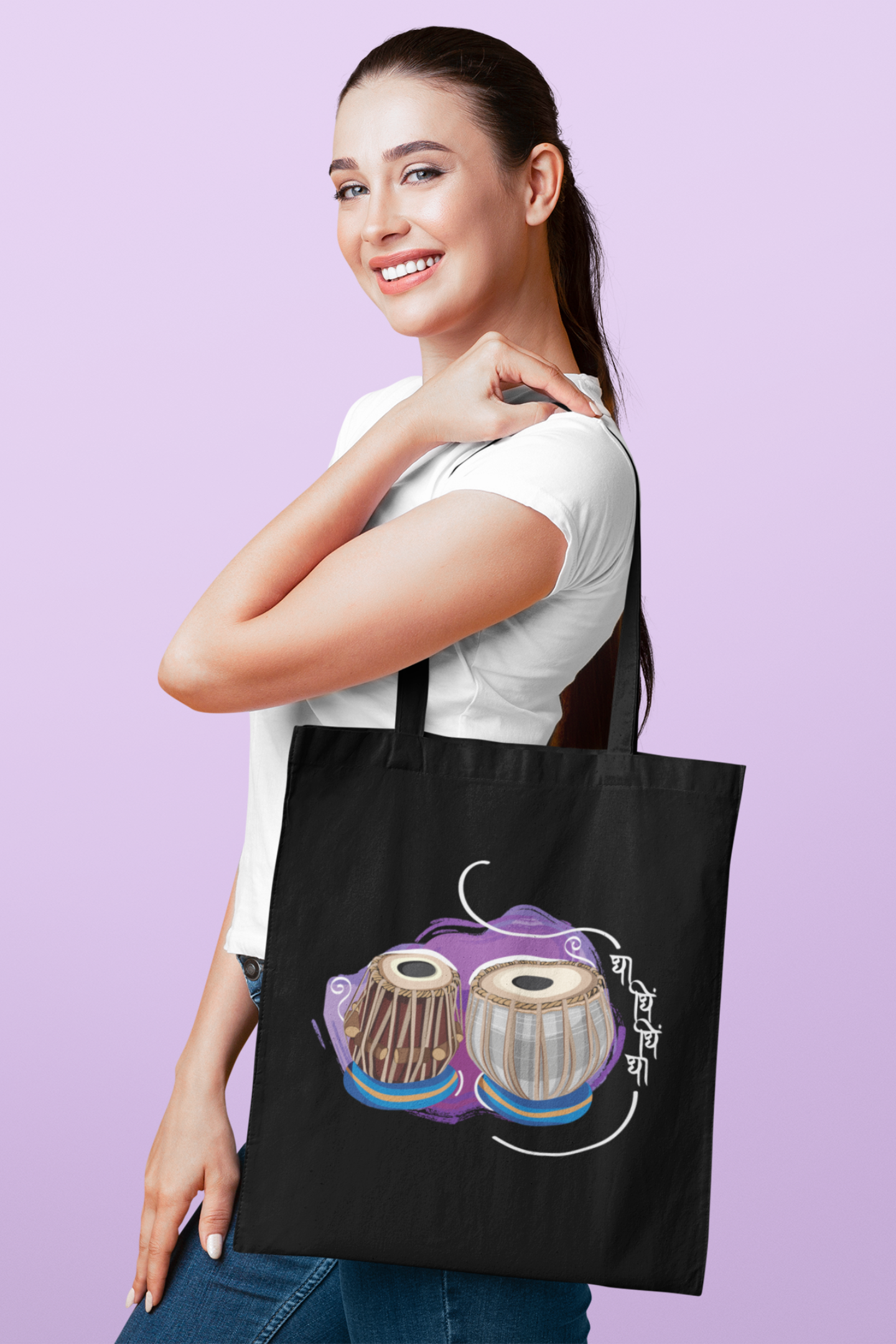 Tabla, Beats of Happiness | Cotton Tote Bag