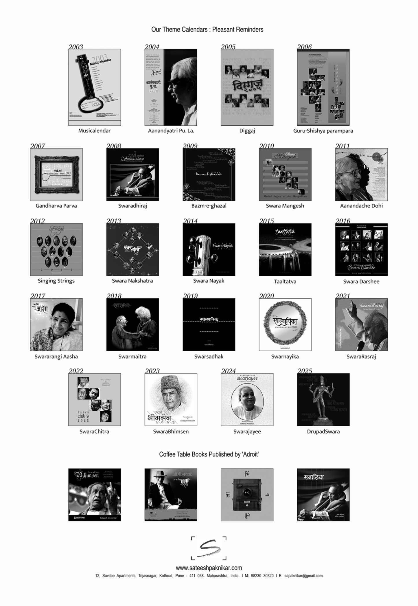 Ut. Zakir Hussain - Collectible Photo Calendar 2026 | Taal Farishta