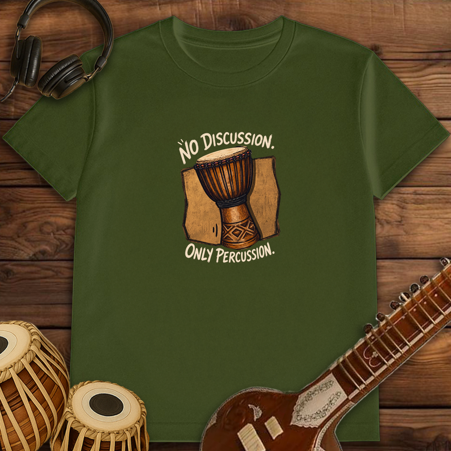 No Discussion Only Percussion | Unisex T-shirt