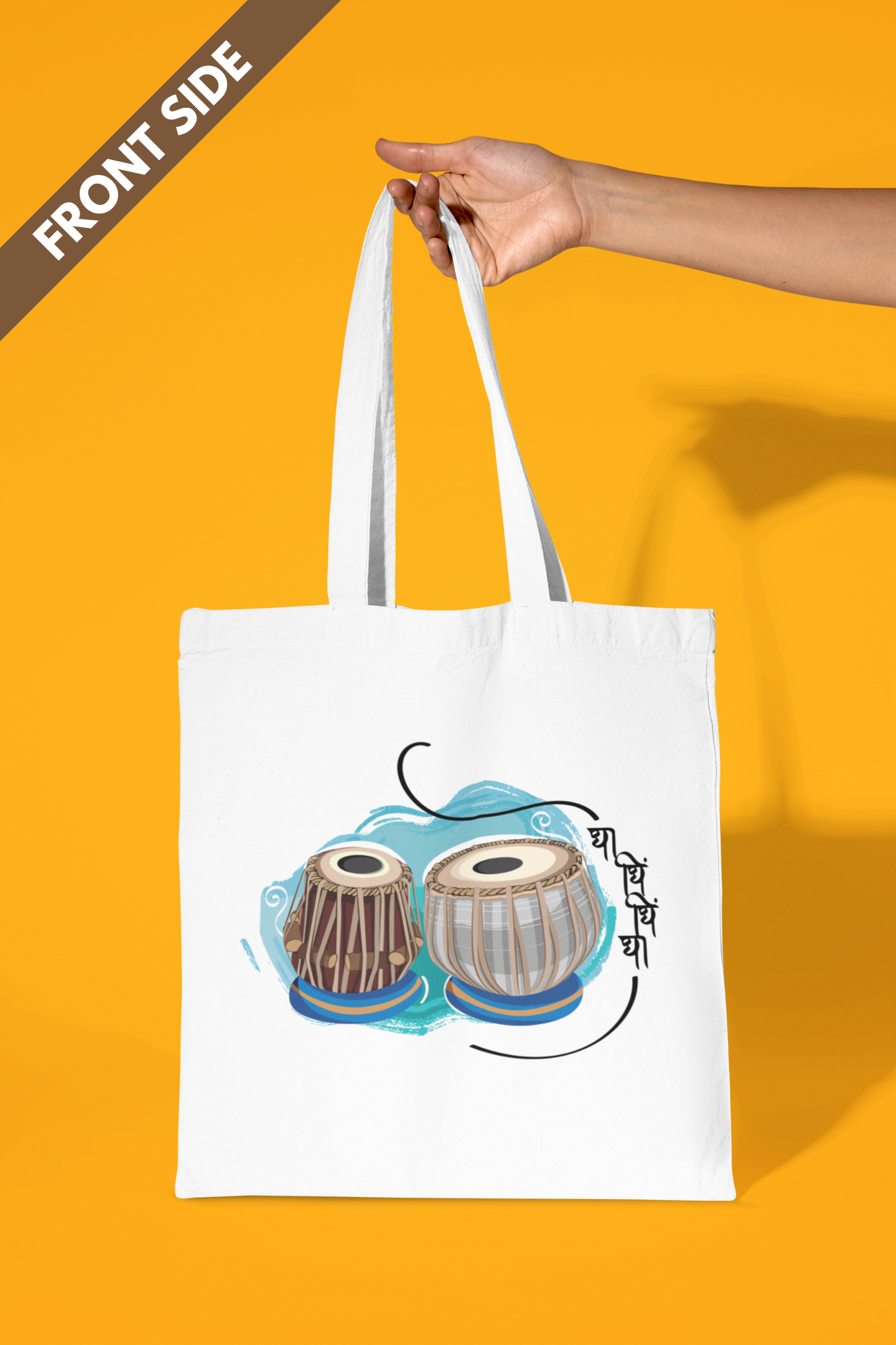 Tabla, Beats of Happiness | Cotton Tote Bag