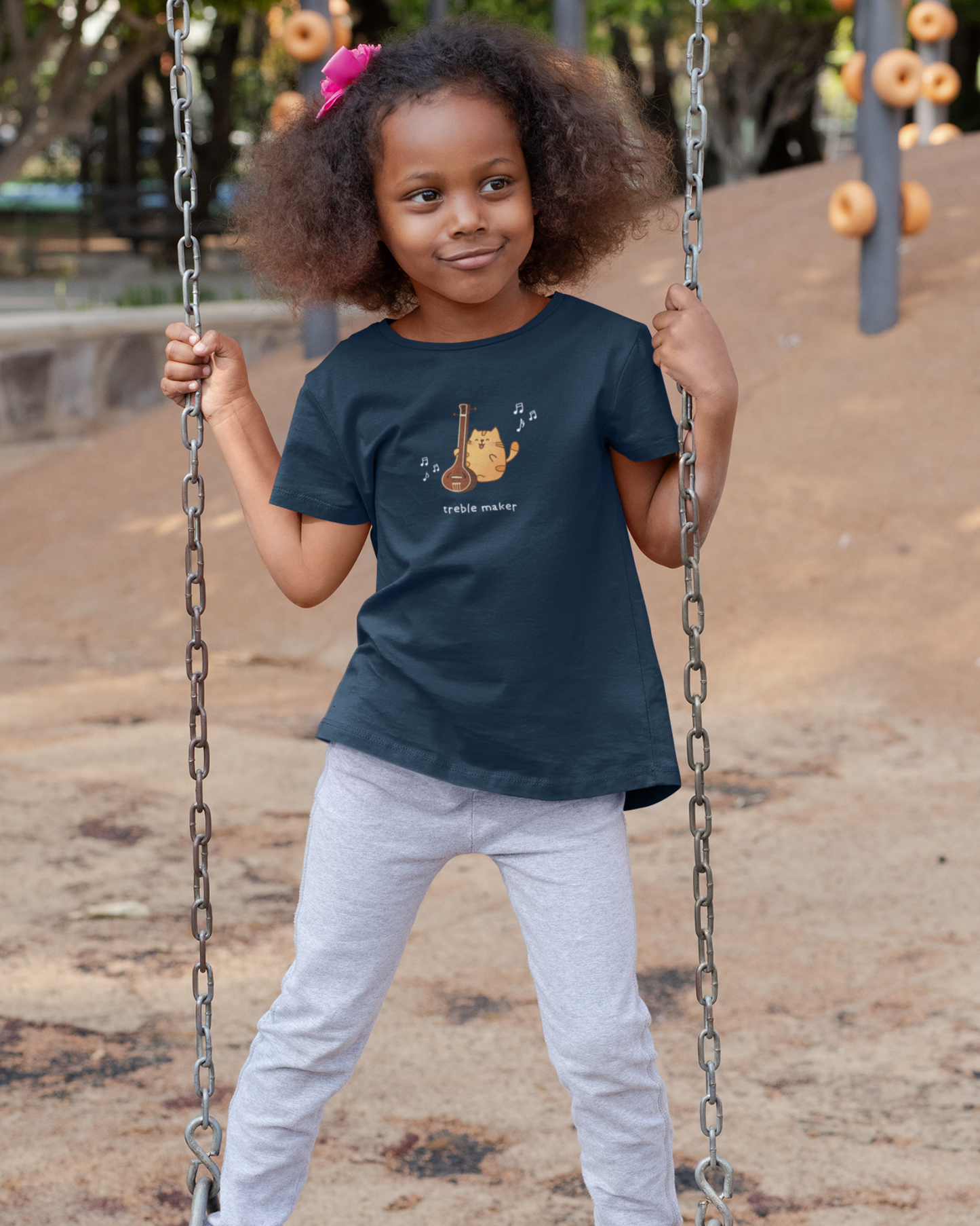 Swaru and the TANPURA | Kids T-shirt