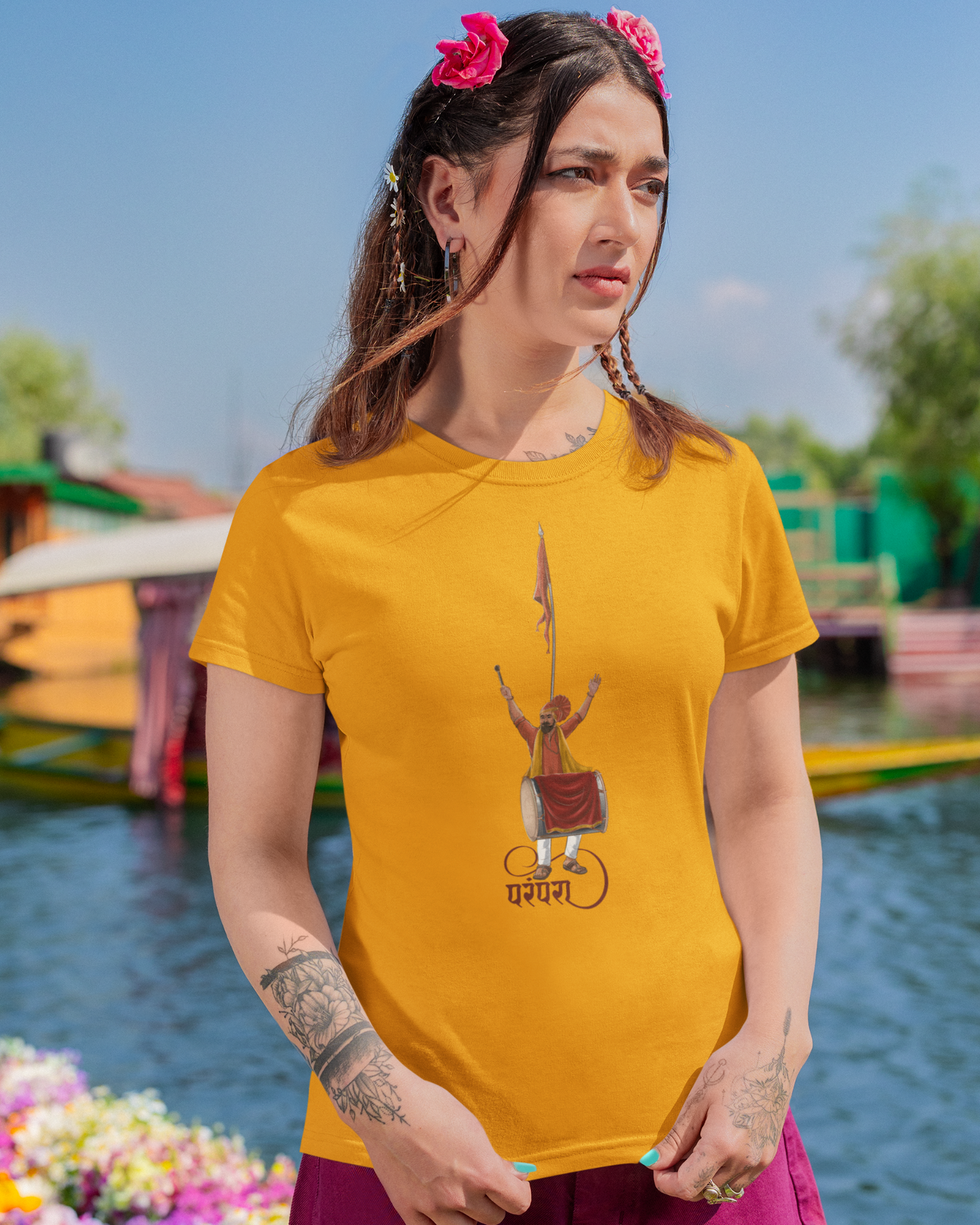 Parampara of Dhol, Tasha & Dhwaj | Unisex T-shirt