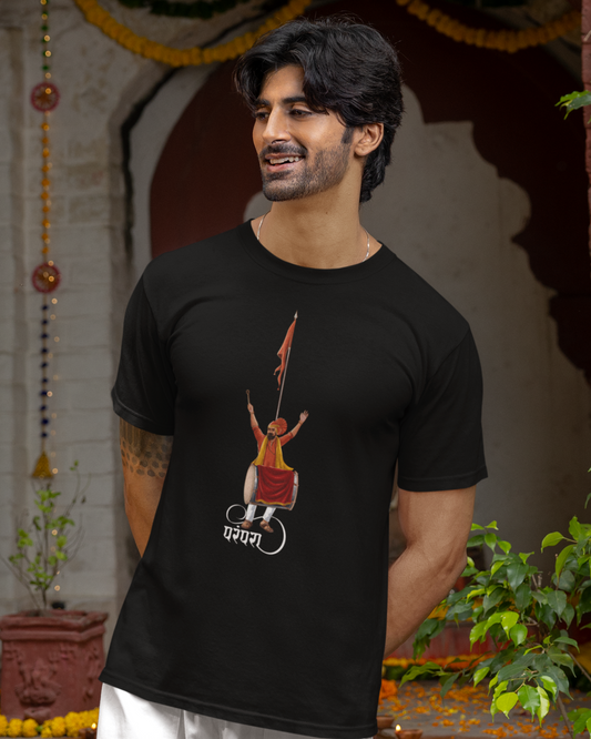 Parampara of Dhol, Tasha & Dhwaj | Unisex T-shirt