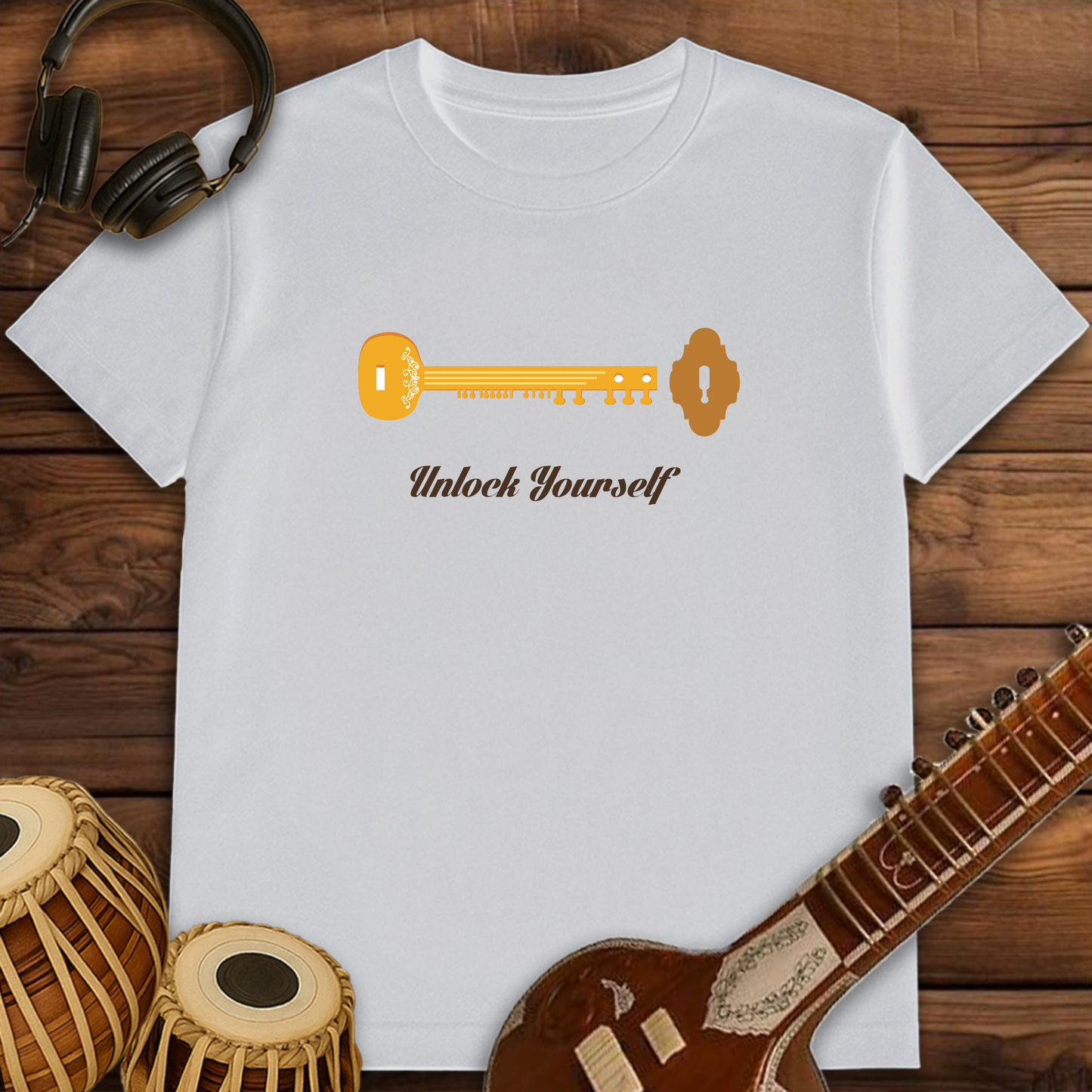 Unlock Yourself - Sitar | Unisex T-shirt