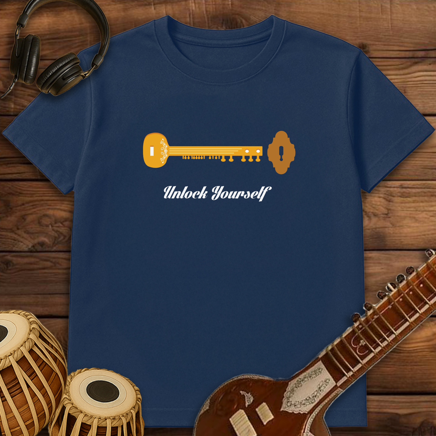 Unlock Yourself - Sitar | Unisex T-shirt