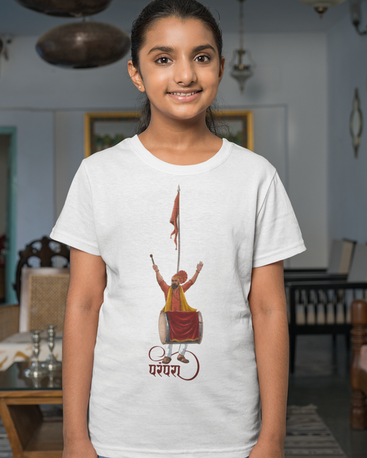 Parampara of Dhol, Tasha & Dhwaj | Kids T-shirt