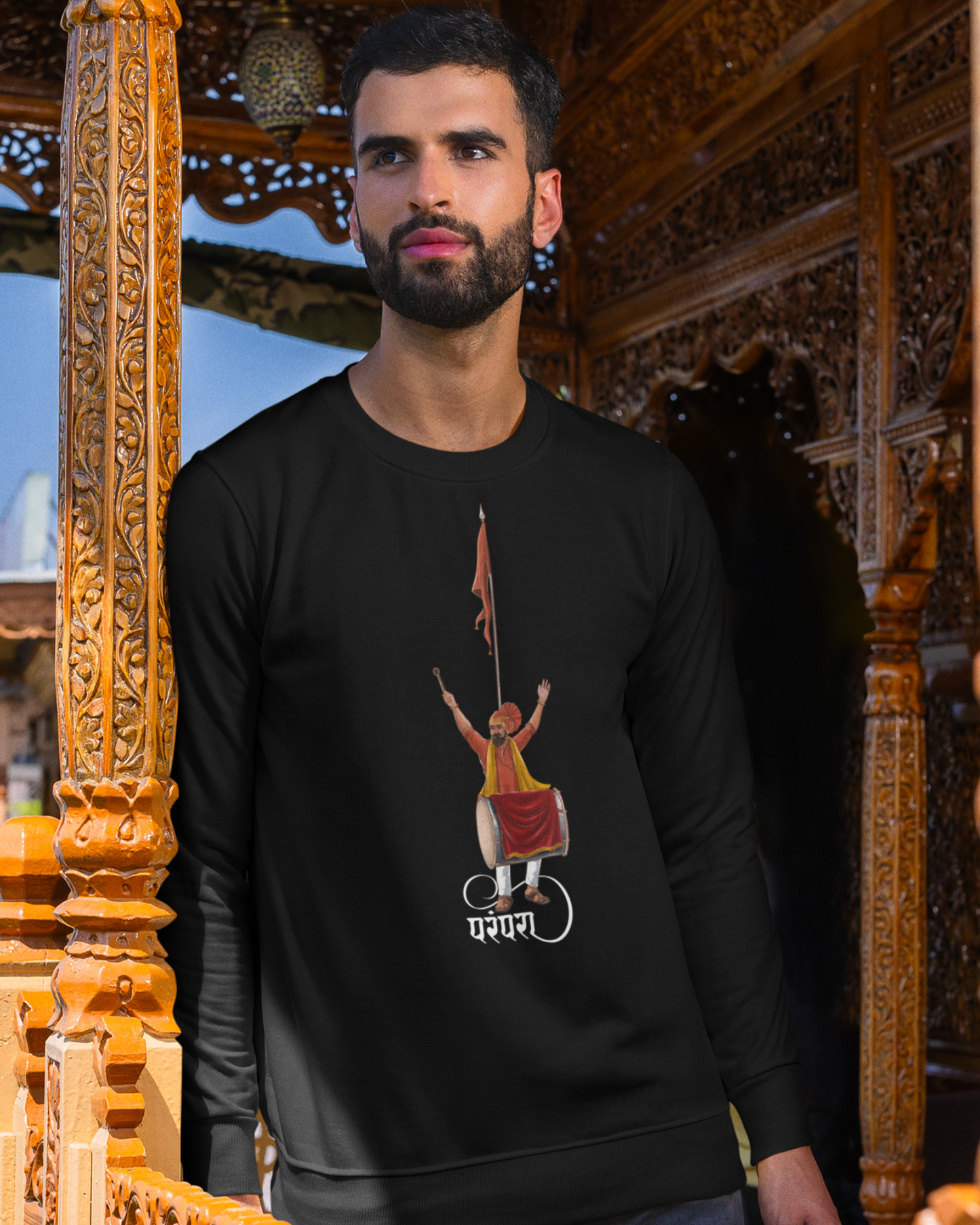 Parampara of Dhol, Tasha & Dhwaj | Unisex Sweatshirt