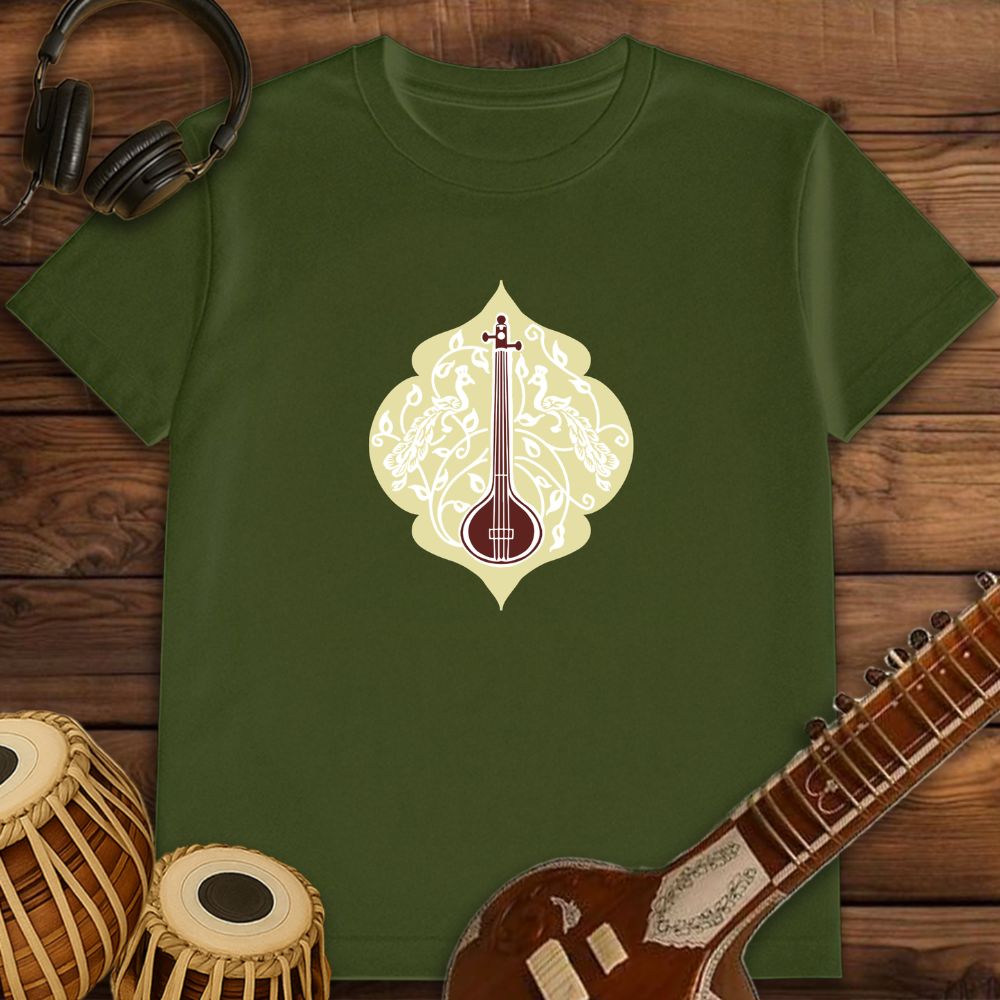 Tanpura Motif | Unisex T-shirt