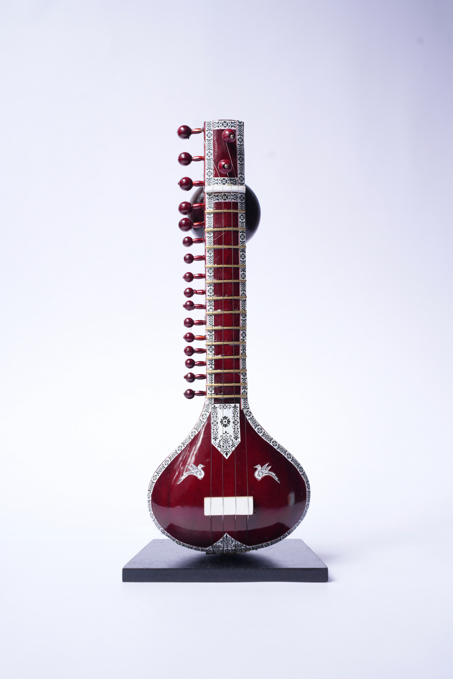 Premium Wooden Miniature - Sitar