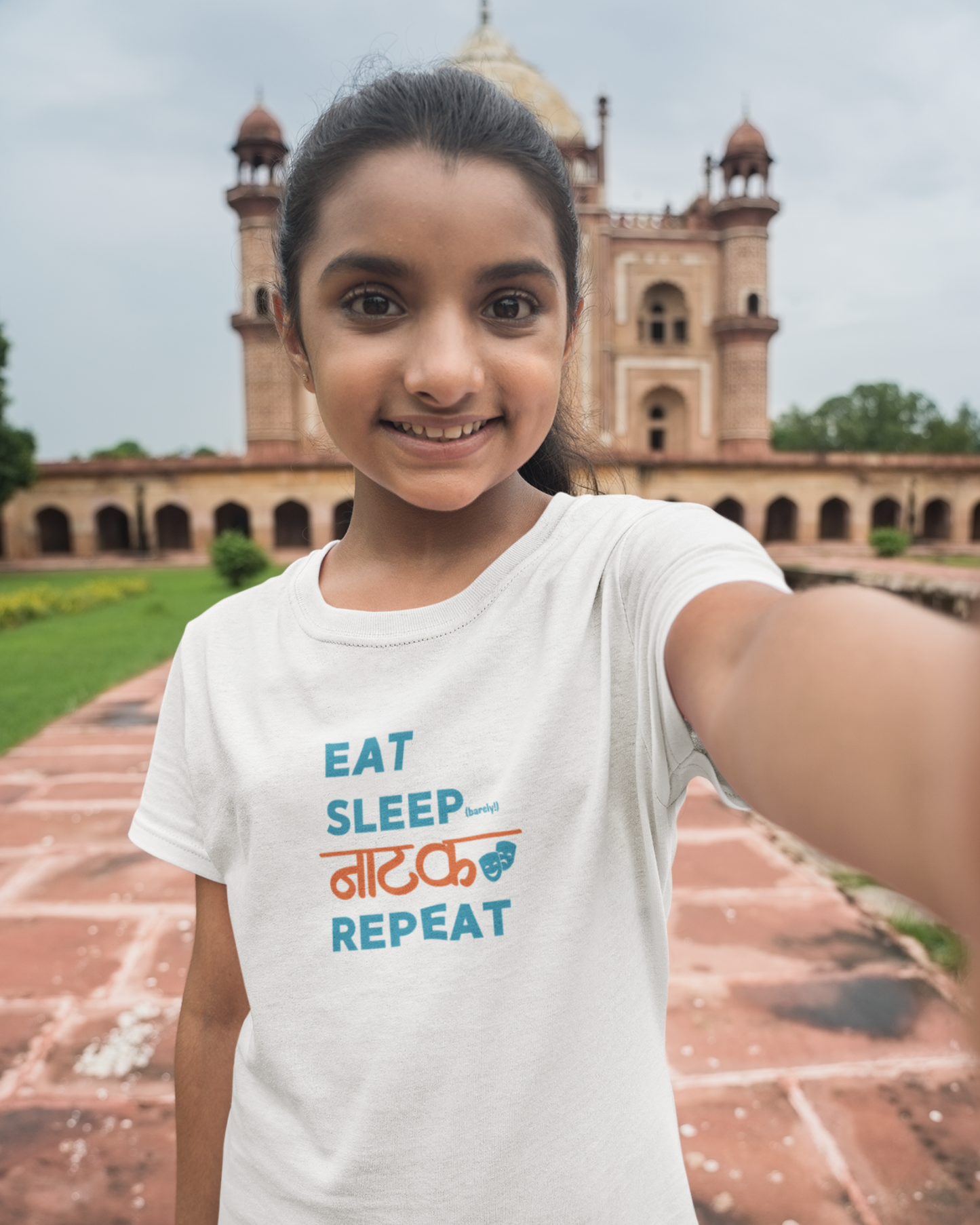 Eat Sleep Natak Repeat | Kids T-shirt