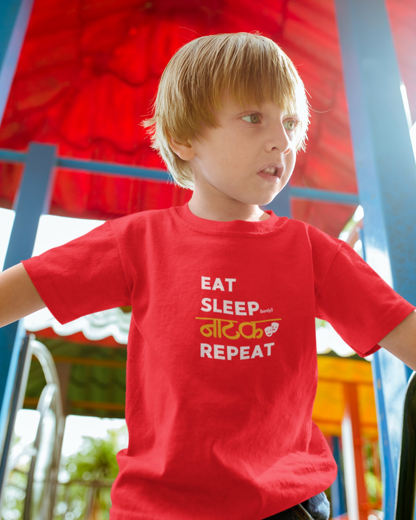 Eat Sleep Natak Repeat | Kids T-shirt