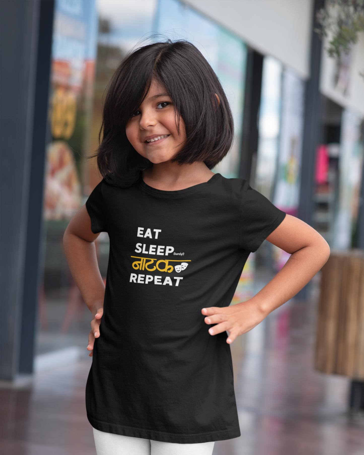 Eat Sleep Natak Repeat | Kids T-shirt