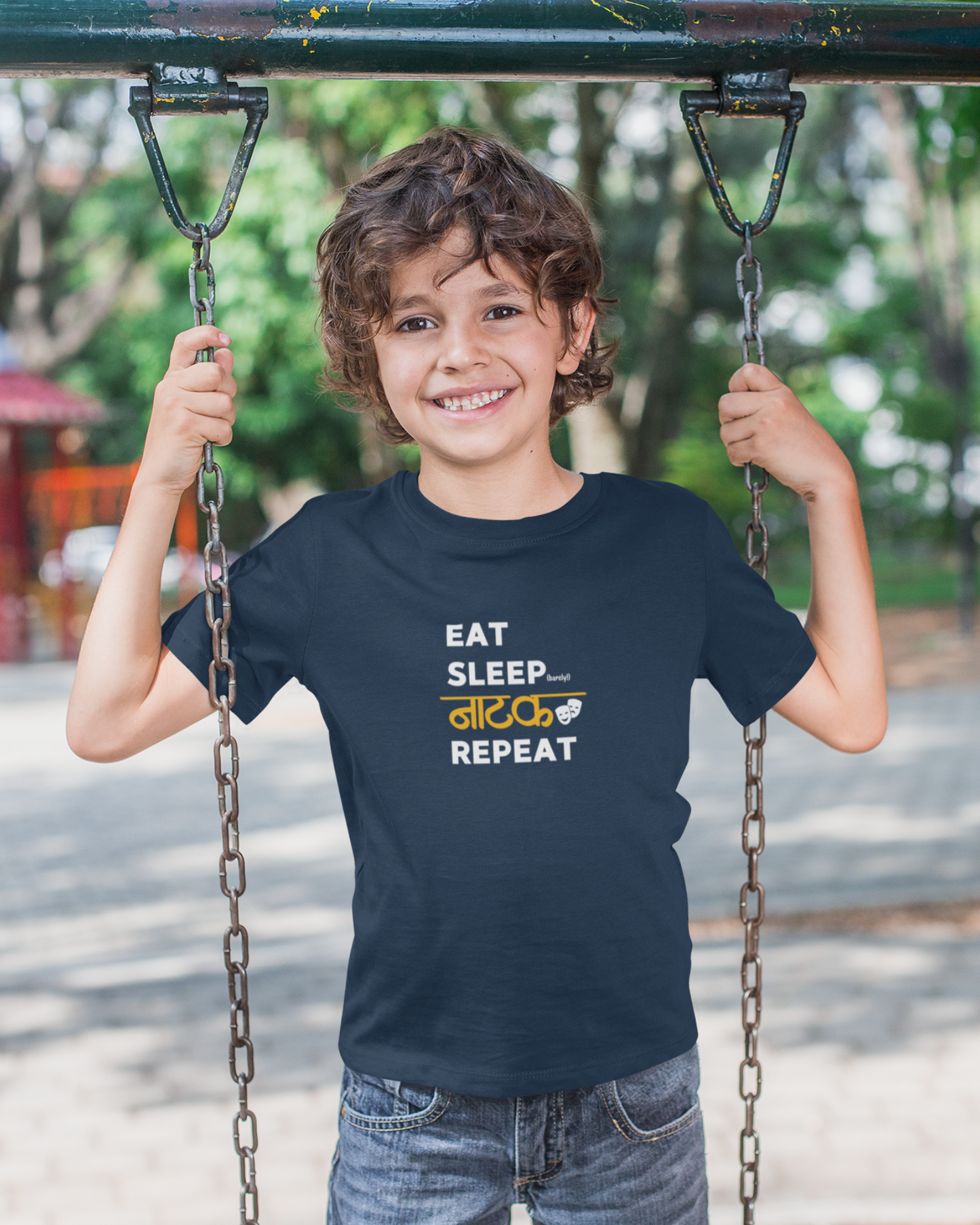 Eat Sleep Natak Repeat | Kids T-shirt