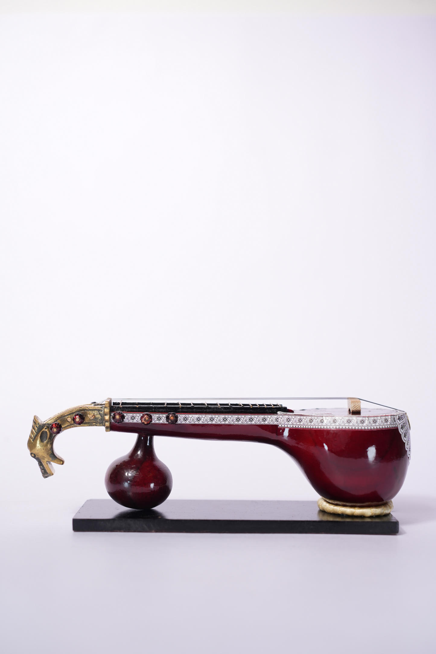 Premium Wooden Miniature - Saraswati Veena