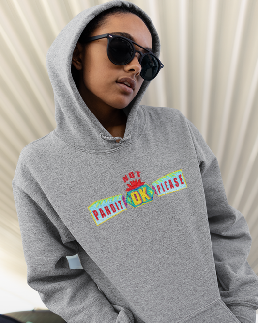 Pandit NOT OK please | Unisex Hoodie