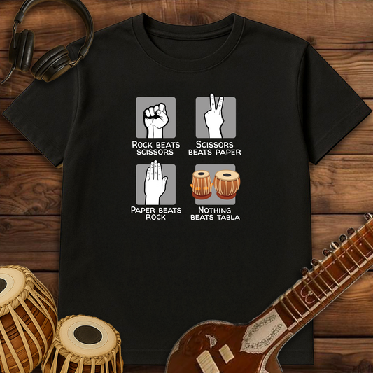 Rock Paper Scissor Tabla | Unisex T-shirt