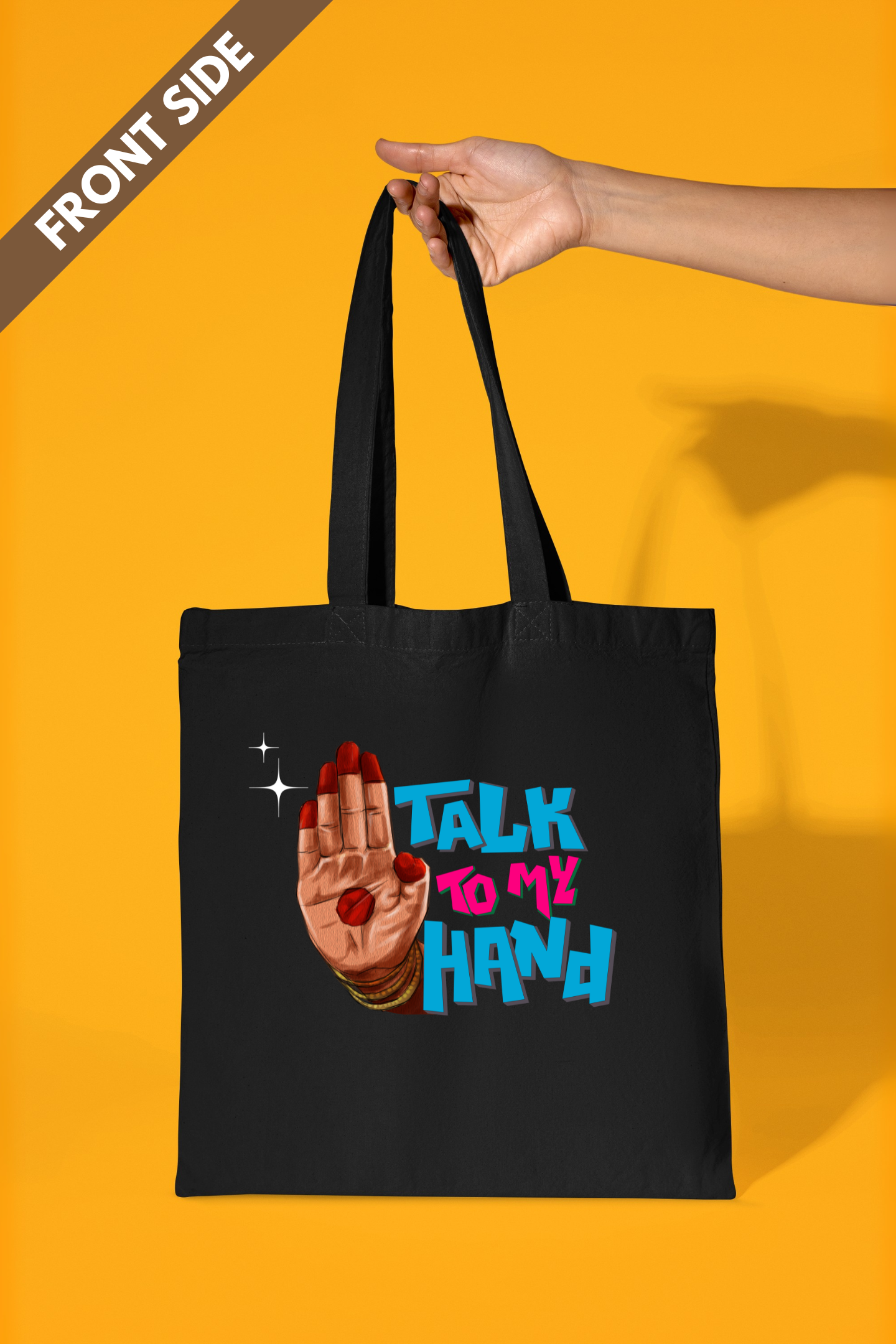 Talk To My Hand | Cotton Tote Bag