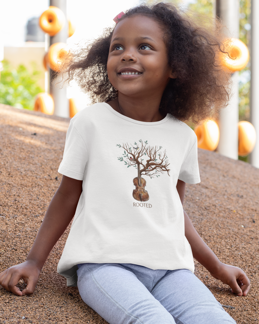 Rooted Violin | Kids T-shirt