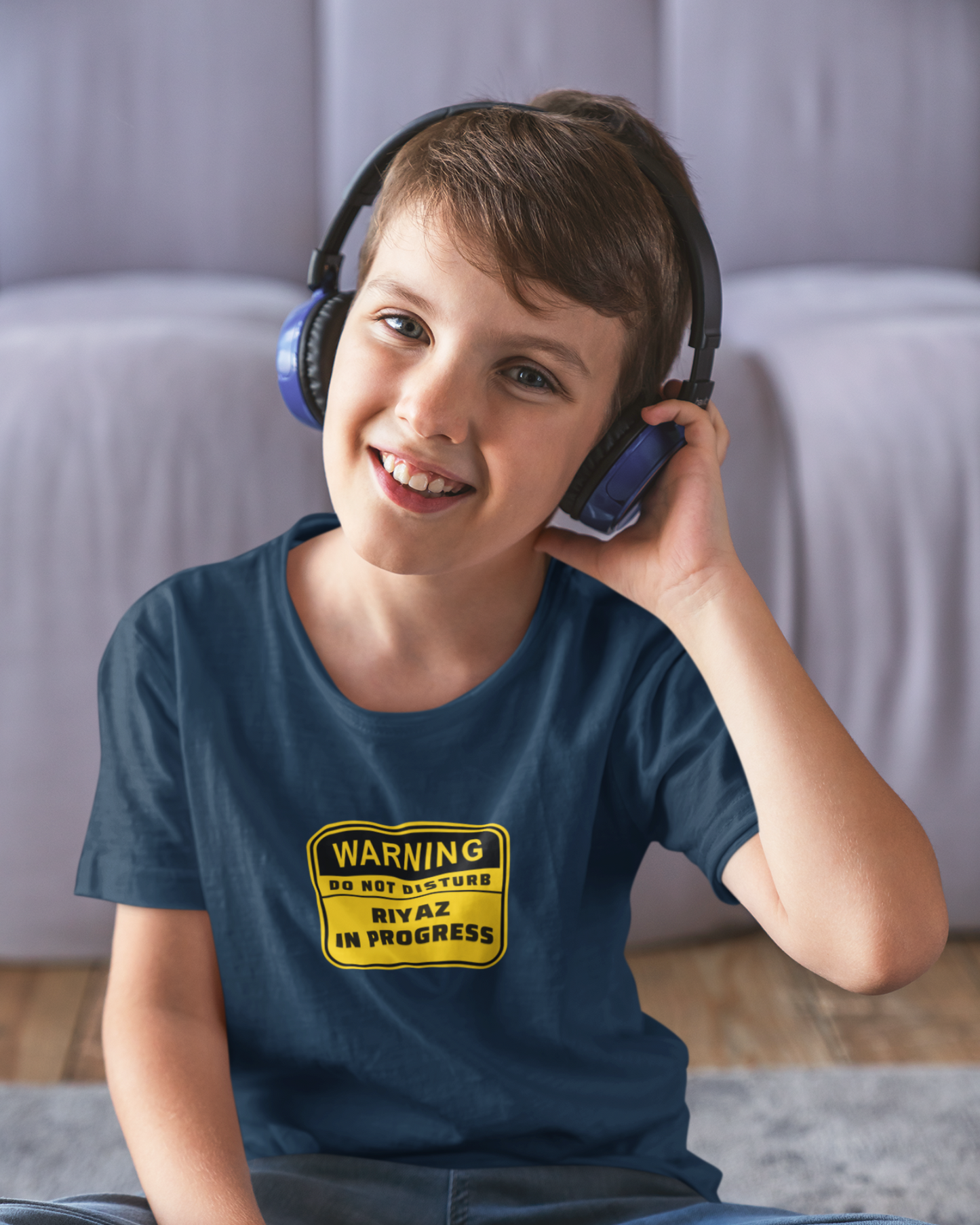 Warning! Riyaz in Progress | Kids T-shirt